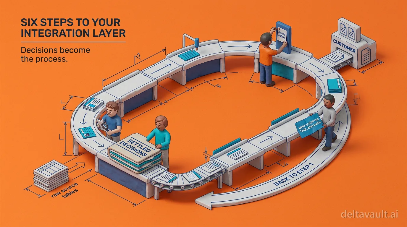 Six steps to your integration layer: from bronze to trusted gold