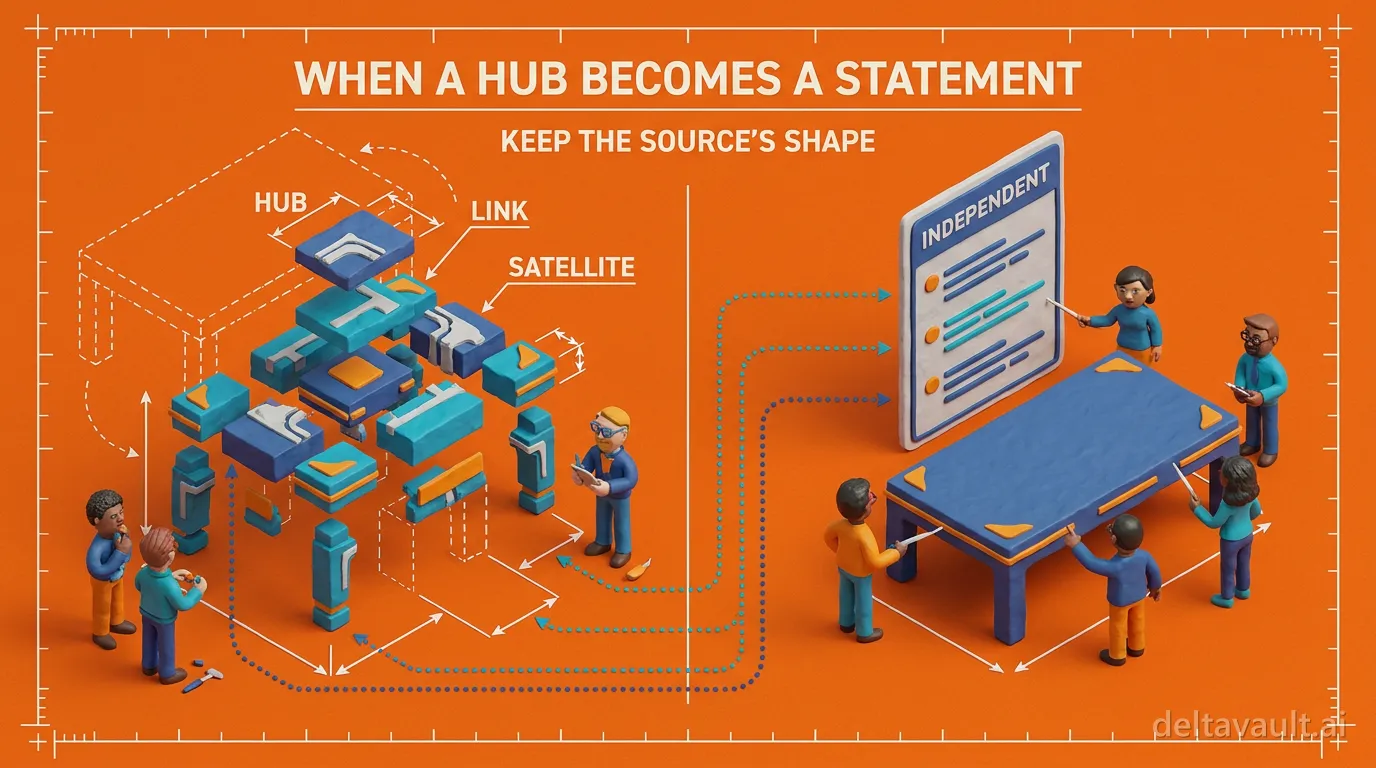 What a hub becomes when an agent reads the model